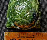 LG. Nephrite Jade Turtle Carving 💚 🐢💚