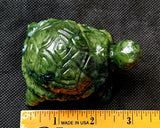 LG. Nephrite Jade Turtle Carving 💚 🐢💚