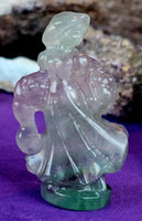 Rainbow Fluorite Disney Princess Rapunzel Figurine 👑💜💚💙👸🪮