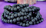 Lava Rock Crystal Bracelet 🖤📿🌋
