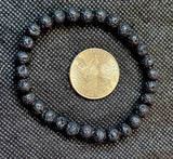 Lava Rock Crystal Bracelet 🖤📿🌋