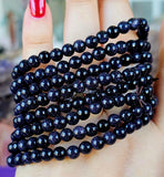 Blue Goldstone Crystal Bracelet 🔵📿✨💙