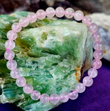 Rose Quartz Crystal Bracelet