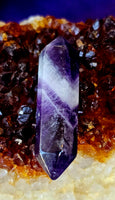 Chevron Amethyst Crystal DT Mini Wand ✨🥹😍✨