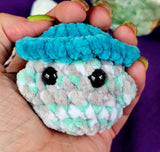 'Dusty Mint & Teal' Mushroombaby Crocheted Plushie 🍄🍄🍄