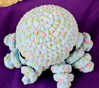 XL 'Robin Egg' Octobaby Crocheted Plushie 🩵🐙🩷