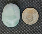 LG. Green Snowflake Alabaster Tumbles 💚❄️🌨️🍏