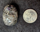 BLACK SKELETAL QUARTZ CRYSTAL TUMBLE 🤯🦴🩻💀☠️🏴‍☠️🖤