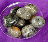 BLACK SKELETAL QUARTZ CRYSTAL TUMBLE 🤯🦴🩻💀☠️🏴‍☠️🖤