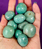 Rounded Amazonite Crystal Tumble 💎💙🌊