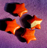 Mini Red Jasper Crystal Star Carving ✨💫🌠