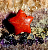 Mini Red Jasper Crystal Star Carving ✨💫🌠
