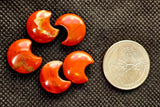 Mini Red Jasper Crystal Crescent Moon Carving 🌙🌘🌛