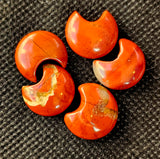 Mini Red Jasper Crystal Crescent Moon Carving 🌙🌘🌛