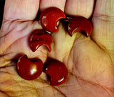 Mini Red Jasper Crystal Crescent Moon Carving 🌙🌘🌛