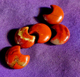 Mini Red Jasper Crystal Crescent Moon Carving 🌙🌘🌛