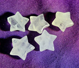 Mini Clear Quartz Crystal Star Carving ✨💫🌠