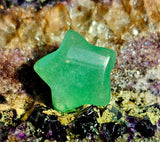 Mini Green Aventurine Crystal Star Carving ✨💫🌠
