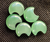 Mini Green Aventurine Crystal Crescent Moon Carving 🌙🌘🌛