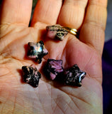 Mini Rhodonite Crystal Star Carving ✨💫🌠