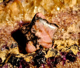 Mini Rhodonite Crystal Star Carving ✨💫🌠