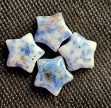Mini Blue Spotted Jasper Crystal Star Carving ✨💫🌠