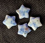 Mini Blue Spotted Jasper Crystal Star Carving ✨💫🌠