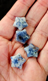 Mini Blue Spotted Jasper Crystal Star Carving ✨💫🌠