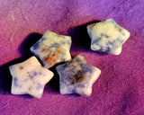 Mini Blue Spotted Jasper Crystal Star Carving ✨💫🌠