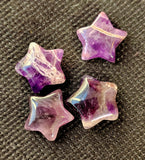 Mini Chevron Amethyst Crystal Star Carving ✨💫🌠