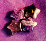 Mini Chevron Amethyst Crystal Star Carving ✨💫🌠