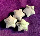 Mini Howlite Crystal Star Carving ⭐🌟✨