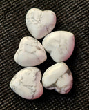 Mini Howlite Crystal Heart Carving 🤍💜🩵