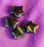 Mini Blue & Gold Tiger's Eye Crystal Star Carving ⭐✨🌟