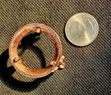 Brass Metal Crystal Sphere Holder ⚜️⭐🤎