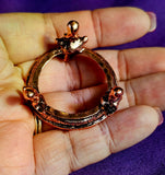 Brass Metal Crystal Sphere Holder ⚜️⭐🤎