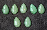 Teardrop Shaped Green Aventurine Crystal Cabochon 🌿📿✨💚🍏