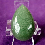 Teardrop Shaped Green Aventurine Crystal Cabochon 🌿📿✨💚🍏