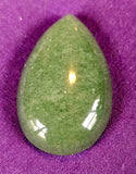 Teardrop Shaped Green Aventurine Crystal Cabochon 🌿📿✨💚🍏