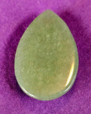 Teardrop Shaped Green Aventurine Crystal Cabochon 🌿📿✨💚🍏