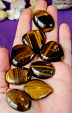 MD. Assorted Shaped Tigers Eye Crystal Cabochon 📿✨🐅👁️