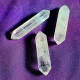 SM. Clear Quartz Crystal Double Terminated Wand ✨🤩🪄🧙‍♂️💎✨