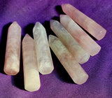 SM. Rose Quartz Crystal Wand ✨🌹🪄🧙‍♀️🩷