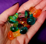 SM. Glass Blown Mushroom 😍🍄🌈💚🩵