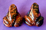 Brecciated Jasper Crystal Frog Figurine 🐸