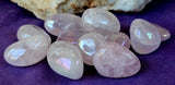 Aura Coated Rose Quartz Crystal Tumble 🌸🌷🌹🌈