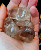 LG. High Clarity Smokey Quartz Crystal Tumble ✨💎🌬️🍃💨