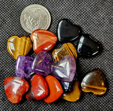 SM. Assorted Crystal Hearts 💙🩷💜