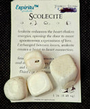 Scolecite Zeolite Crystal Tumble ✨🤍✨