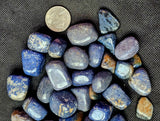Dumortierite Crystal Tumble ✨🩶💙🩵🤍